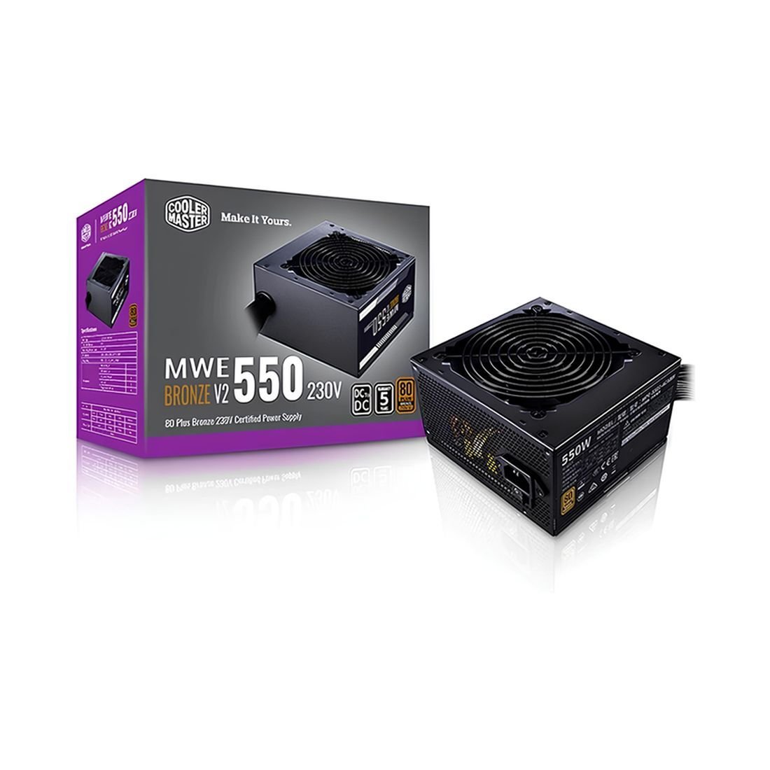 ALIMENTATION COOLER MASTER MWE 550W BRONZE V2