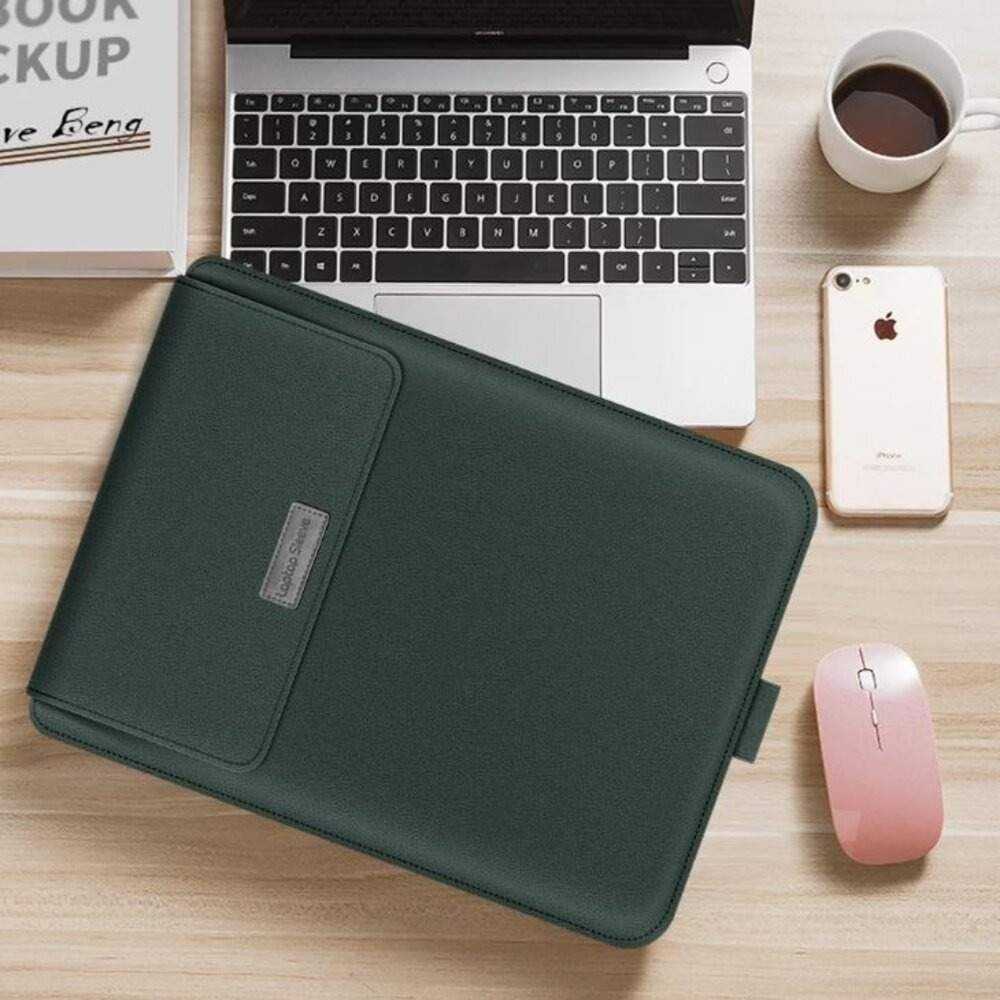 Housse 15 pouces VERT multifonctionnel pour ordinateur portable