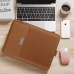 Housse 13/14 pouces MARRON multifonctionnel pour ordinateur portable