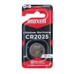 Pile CR2025 - Lithium Battery 3V (Pack 1 Pile) - Maxell