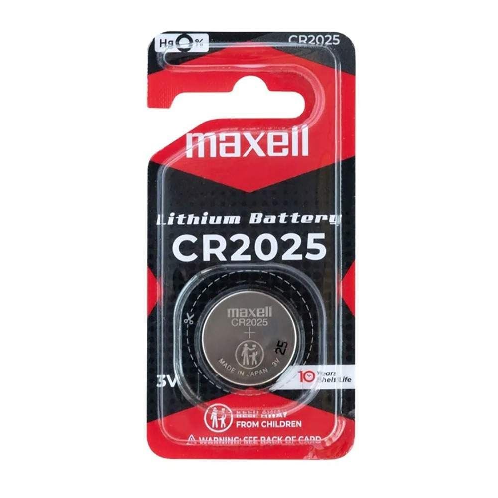Pile CR2025 - Lithium Battery 3V (Pack 1 Pile) - Maxell