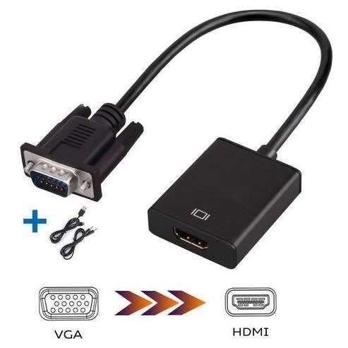 Adaptateur - VGA Male To HDMI Output 1080P HD