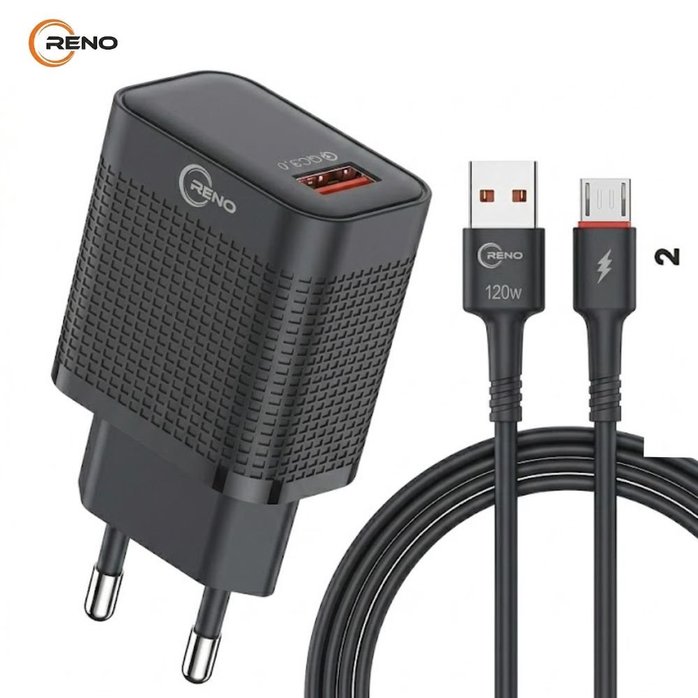 Chargeur Reno 20W Cable USB vers Micro