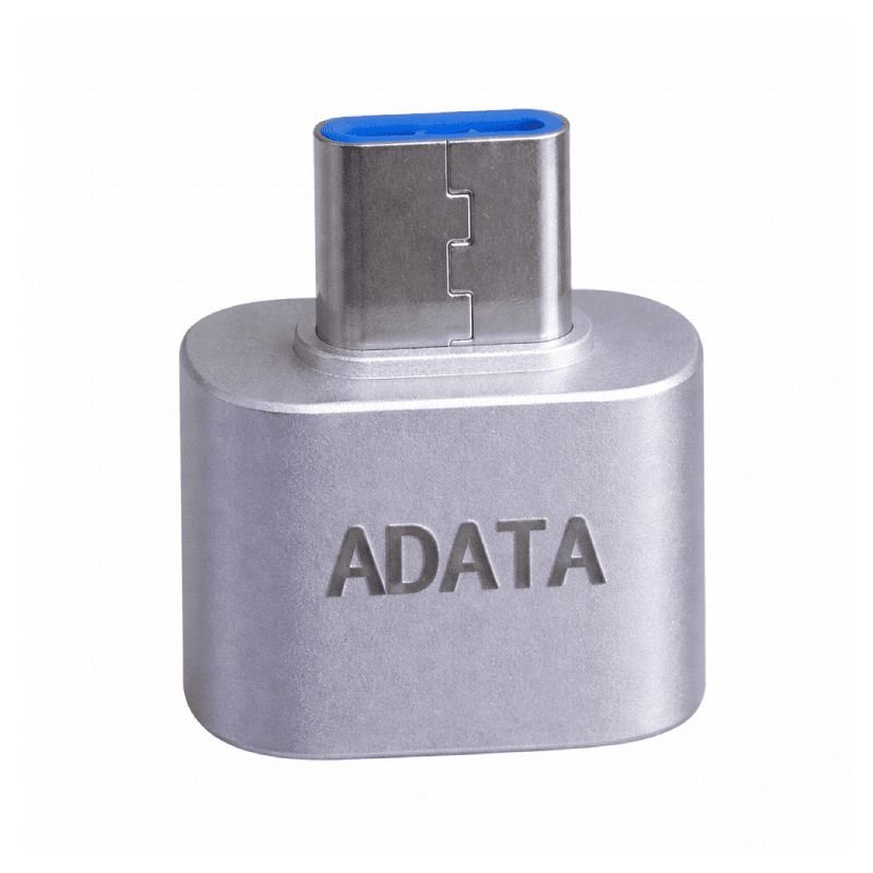 Adaptateur OTG USB 2.0 Type-C ADATA, Argent