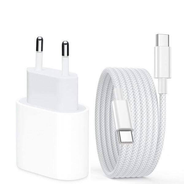 Chargeur 45w Usb-c Avec Câble Usb-c Vers Usb-c