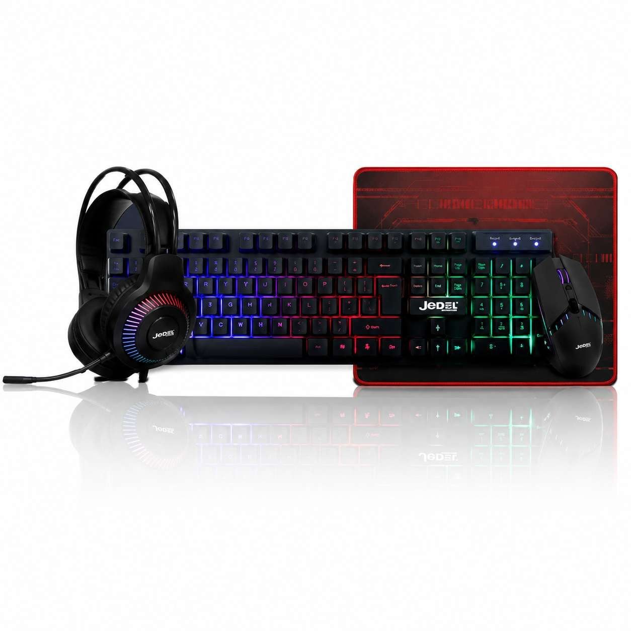 Pack gaming RGB 4 en 1 JEDEL CP-09