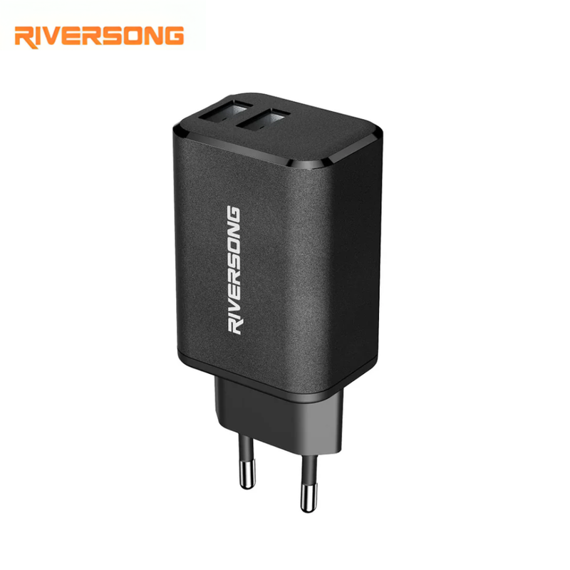 Adaptateur Secteur Riversong SafeKub D2 Dual Port USB