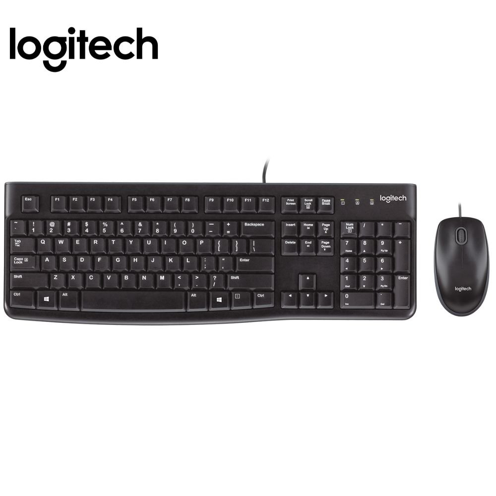 Ensemble Clavier et Souris Filaire Logitech MK120