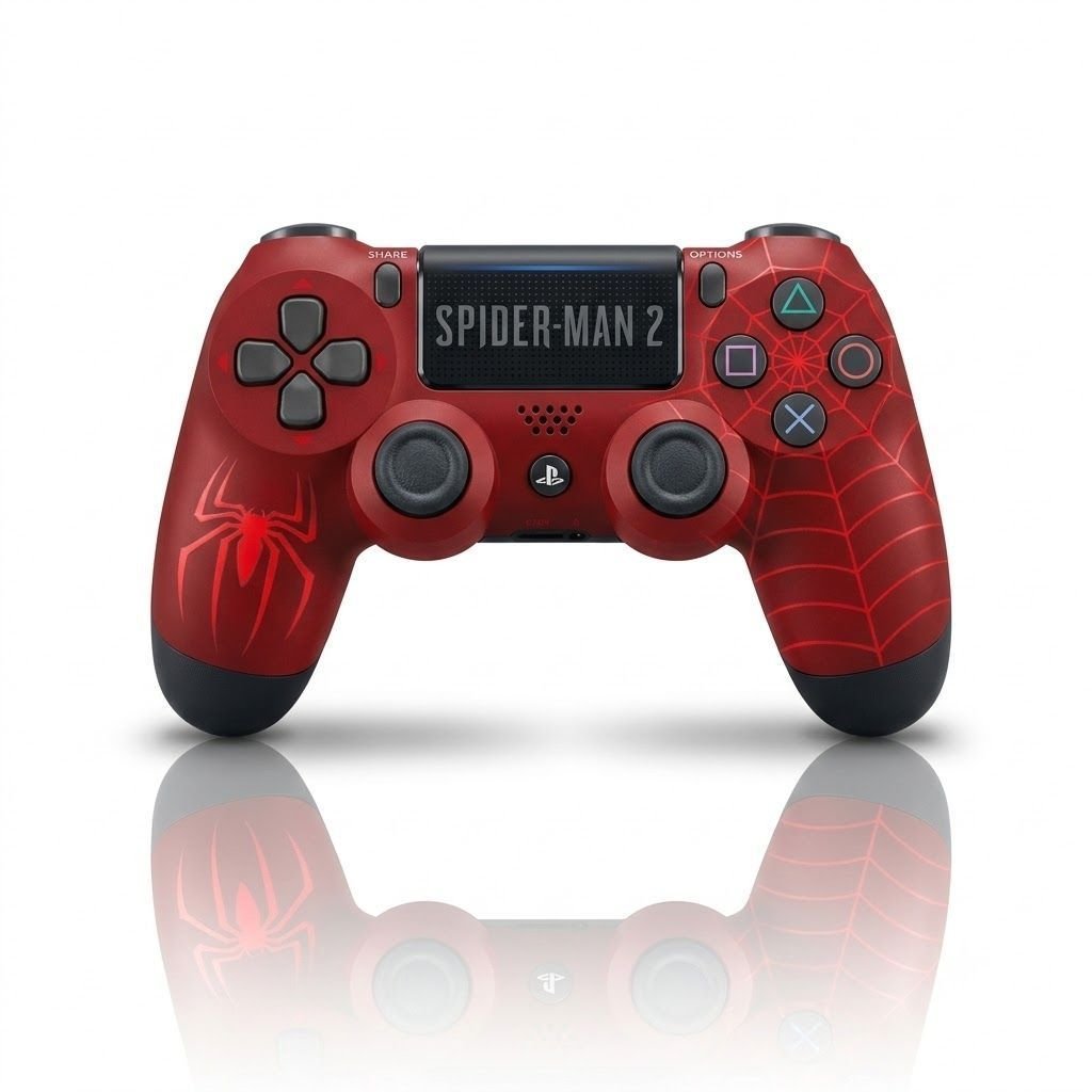 Manette PlayStation DUALSHOCK 4 Spider-Man 2 rouge