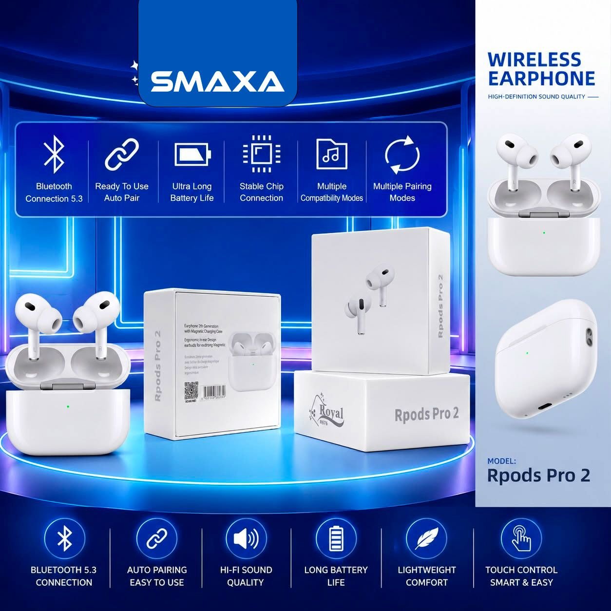 écouteurs sans fil Rpods Pro 2