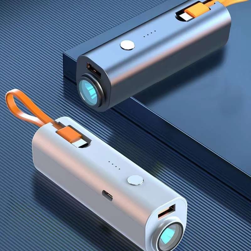 POWER BANK 5000 MAH (Cable TYPE C intégré)