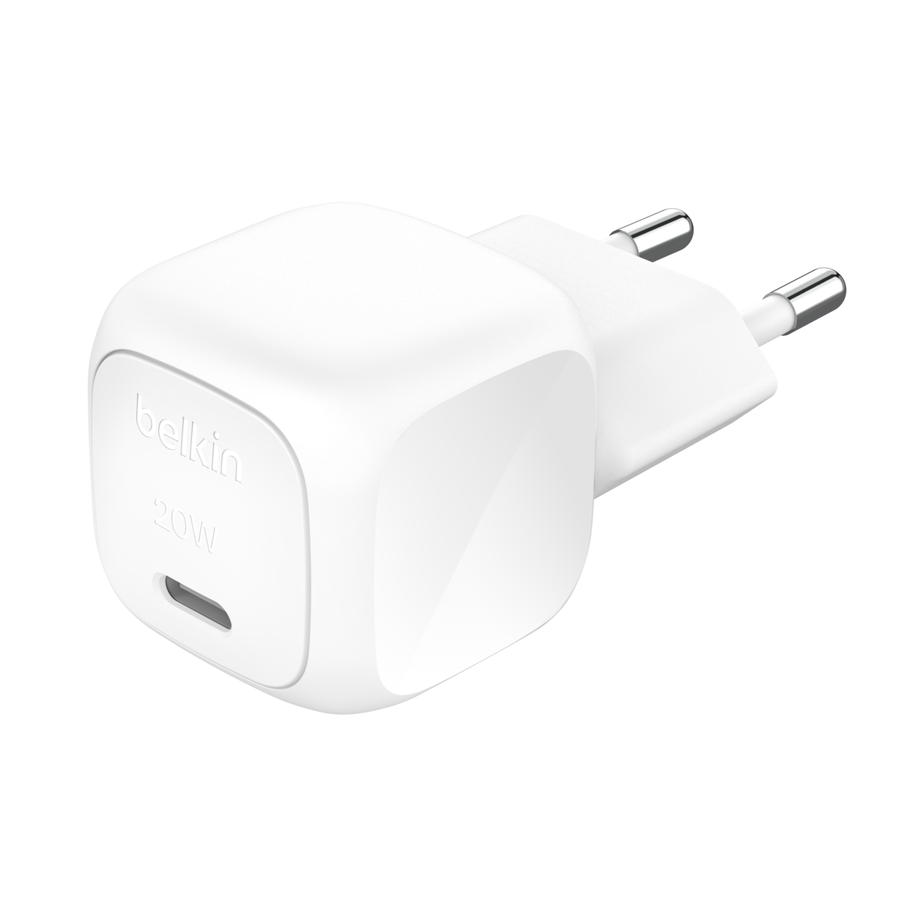 Belkin BoostCharge 20W USB-C CUBE WALL CHARGER WITH PPS, WH