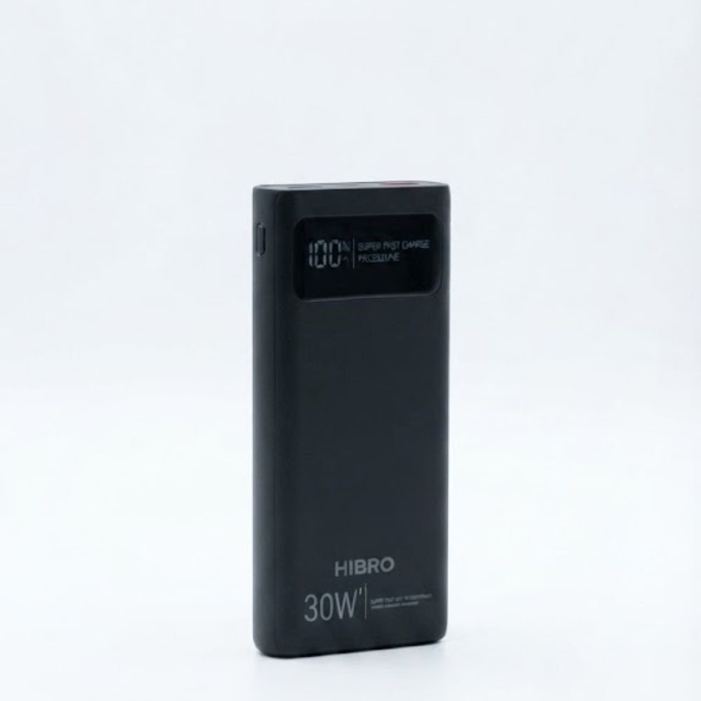 Batterie externe HIBRO noire 30 W